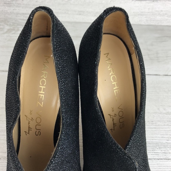 Marchez Vous Yeardley booties heels size 6.5 - Picture 3 of 11